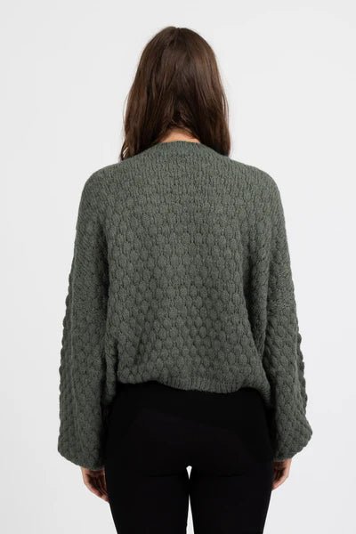 Honeycomb Cardi - Stormy - Chillis & More NZ