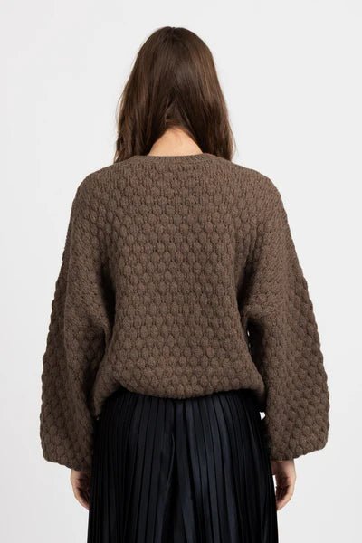 Honeycomb Knit - Chocolate - Chillis & More NZ