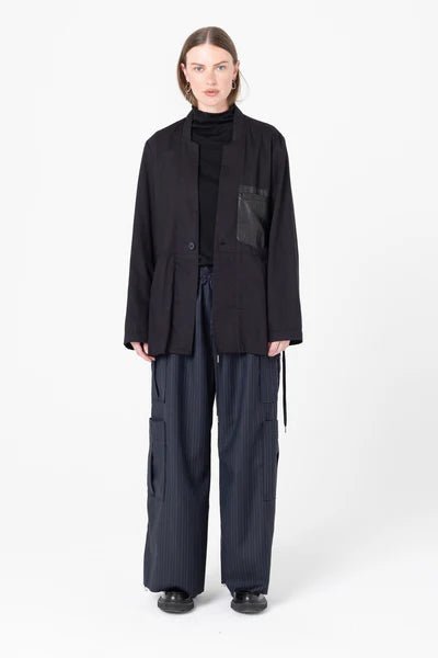 Hotel Jacket - Black Twill - Chillis & More NZ