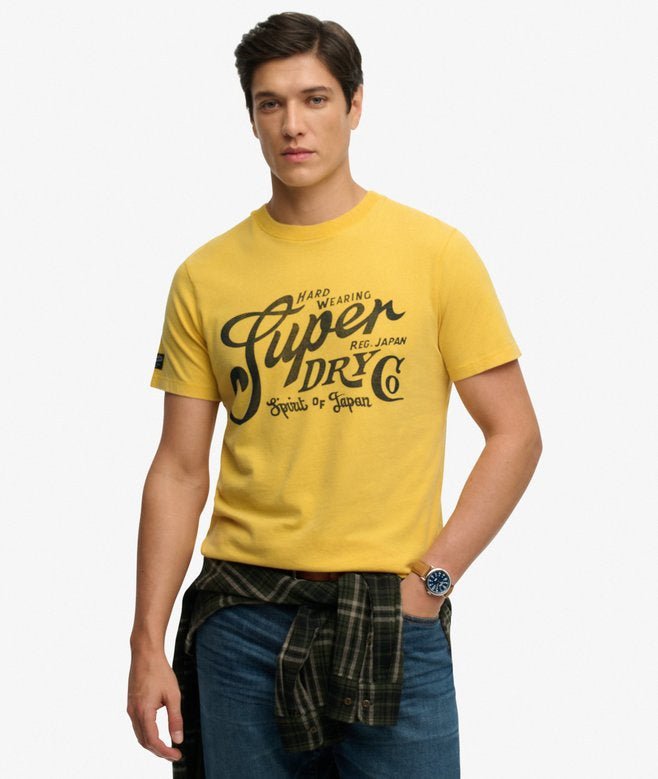 Industry Worker Relaxed Tee - Daffodil Yellow - Chillis & More NZ