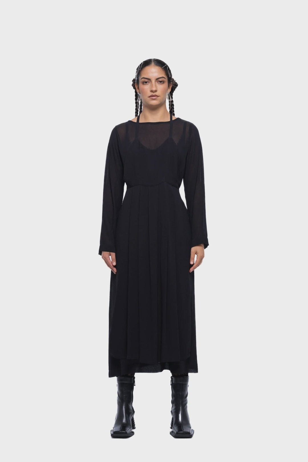 Ingeborg Dress - Black - Chillis & More NZ