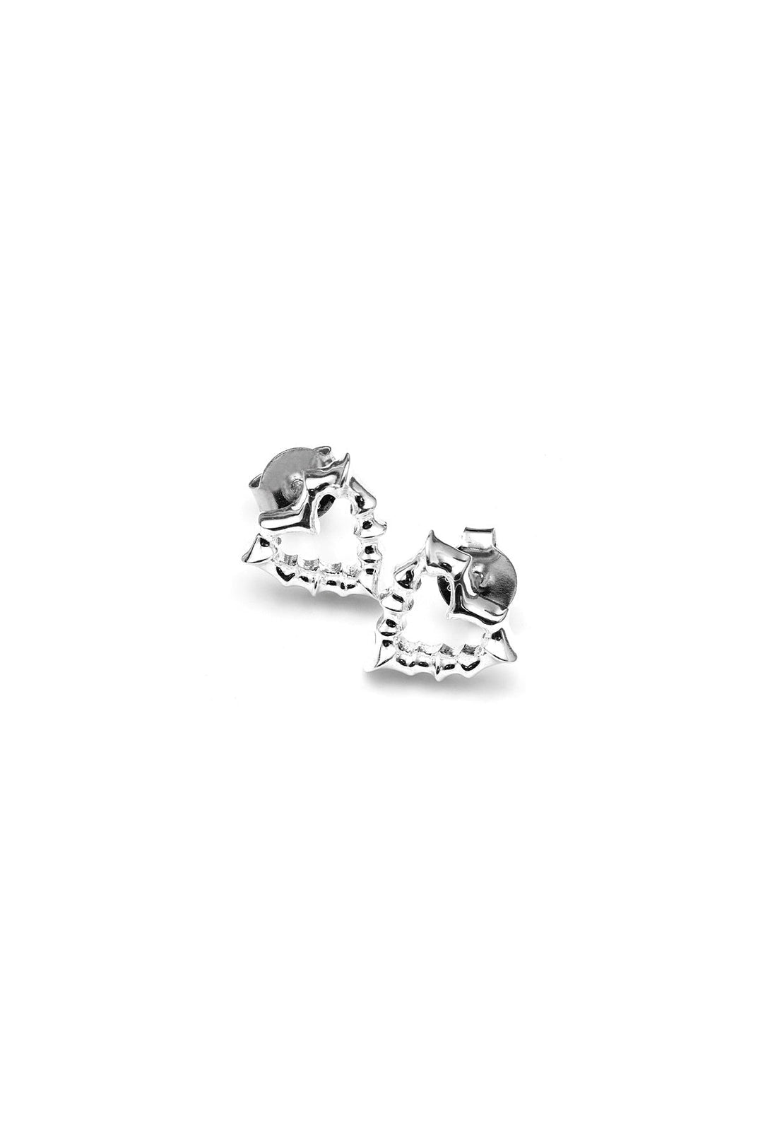 Jagged Heart Studs - Chillis & More NZ