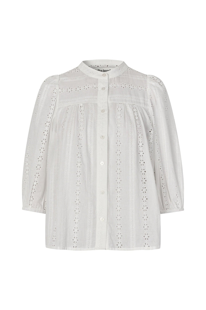 JuneLL Shirt 3/4 In White - Chillis & More NZ