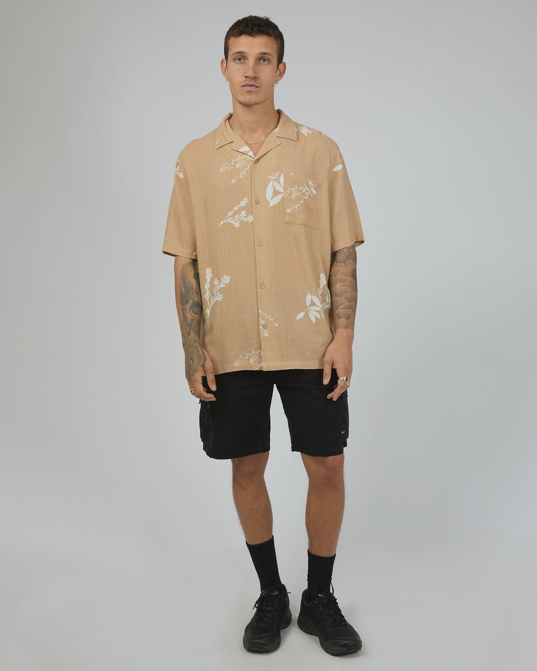 Kalbarri S/S Shirt - Tan - Chillis & More NZ