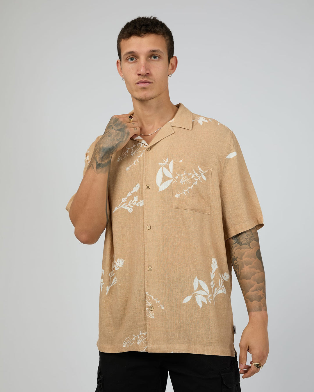 Kalbarri S/S Shirt - Tan - Chillis & More NZ