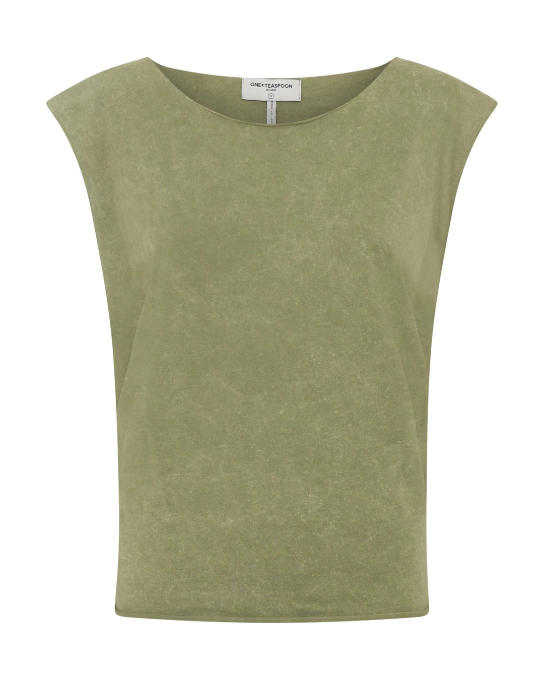 Khaki Vintage Tank - Chillis & More NZ