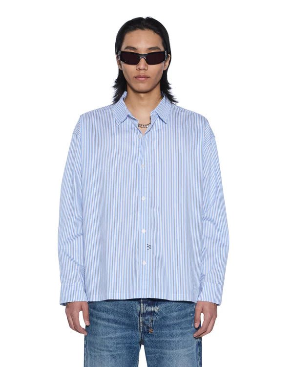 Lanley LS Shirt - Ocean Stripe - Chillis & More NZ