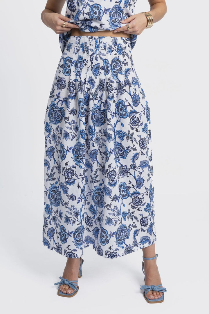 Le Jardin Skirt - Jardin Print - Chillis & More NZ