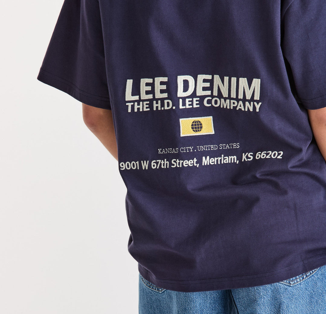 Lee Company Baggy Tee - Dark Navy - Chillis & More NZ
