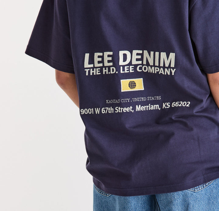 Lee Company Baggy Tee - Dark Navy - Chillis & More NZ