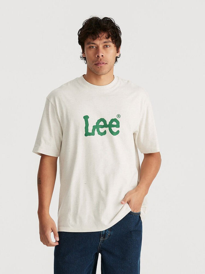 Lee Essential Baggy Tee - Grey Marle - Chillis & More NZ