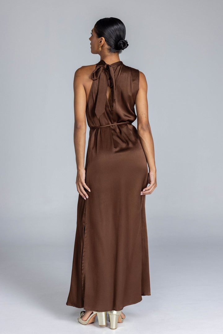 Leonie Dress - Brandy Brown - Chillis & More NZ