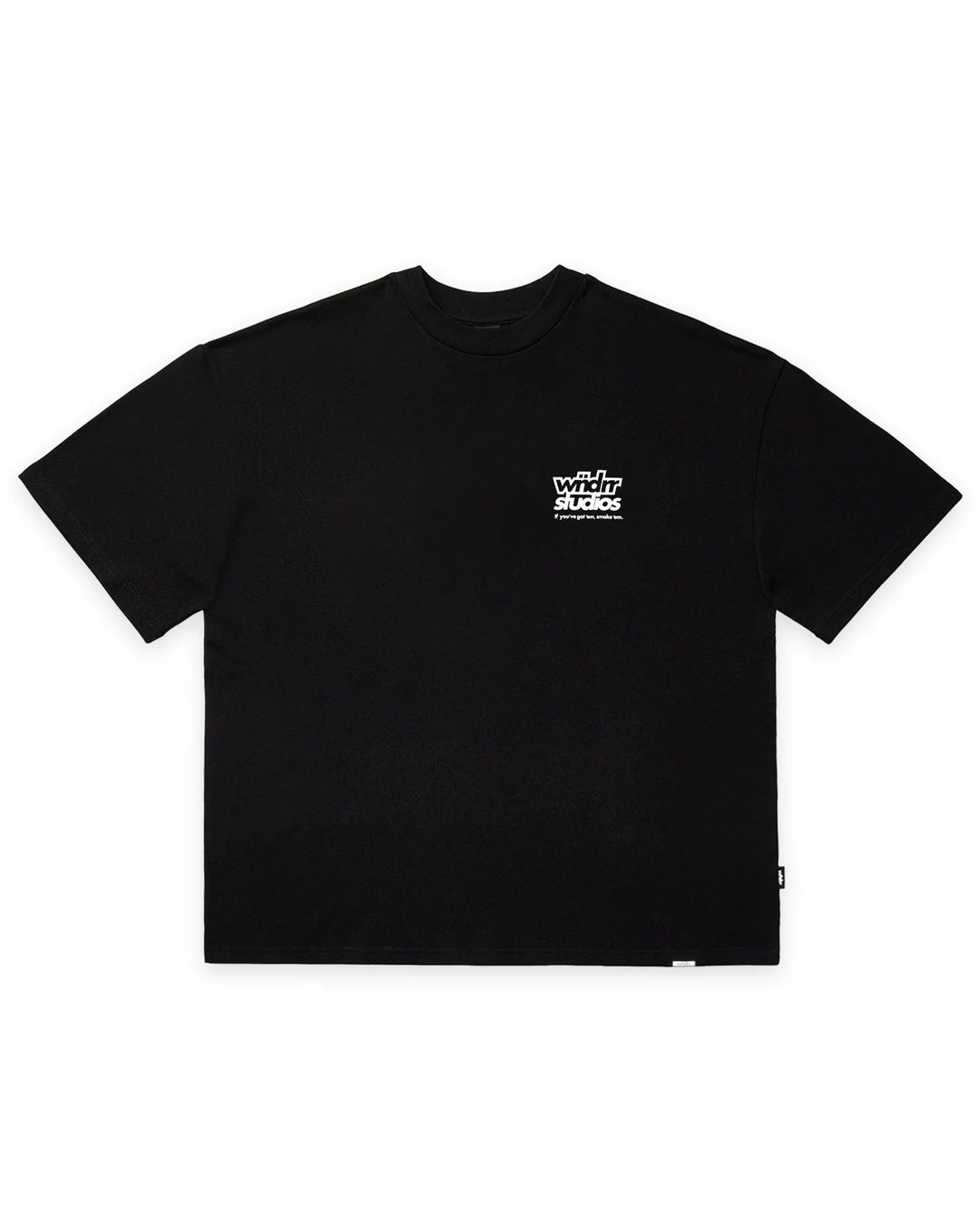 Lighter Heavy Weight Tee - Black - Chillis & More NZ