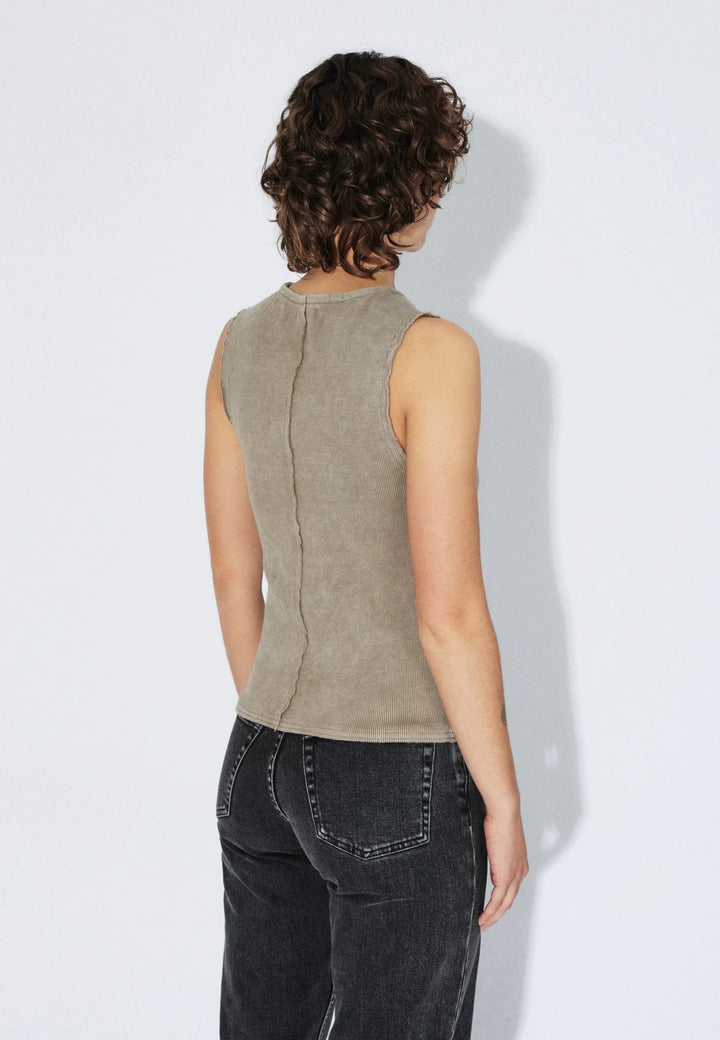 Lilja Rib - Washed Khaki - Chillis & More NZ