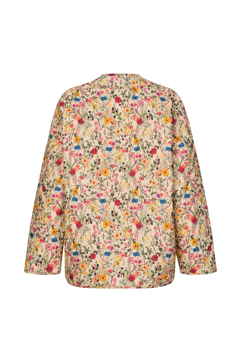 LilyLL Quilted Jacket LS - Flower Print - Chillis & More NZ