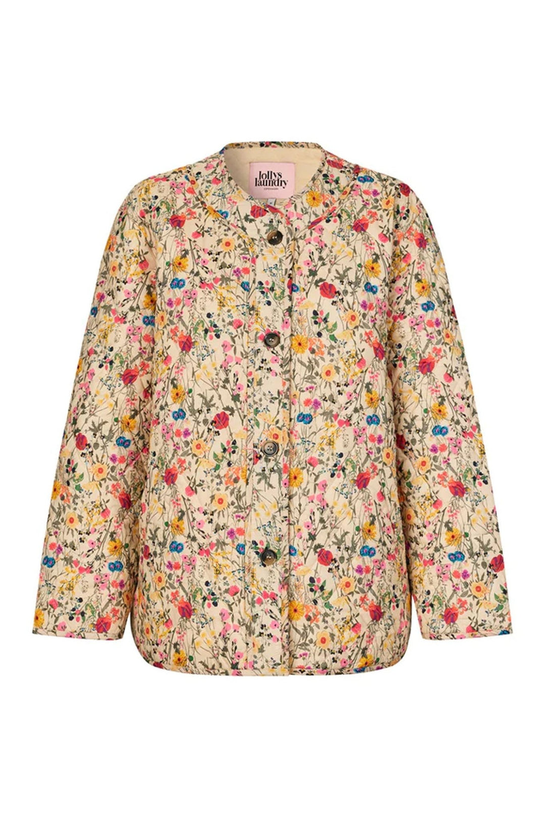 LilyLL Quilted Jacket LS - Flower Print - Chillis & More NZ
