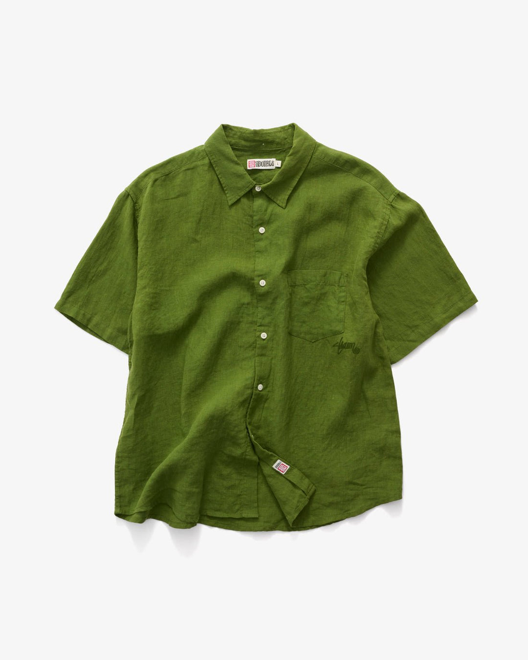 Linen S/SL Shirt - Forest - Chillis & More NZ