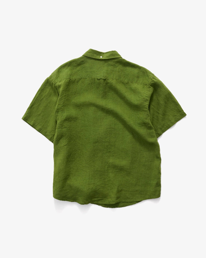 Linen S/SL Shirt - Forest - Chillis & More NZ