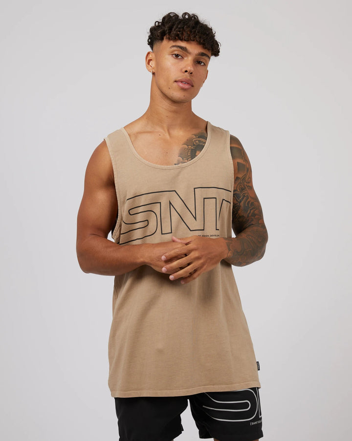 Link Singlet - Tan - Chillis & More NZ