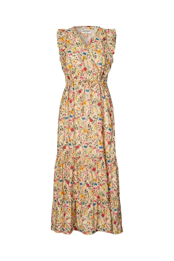 SamoLL Midi Dress SL - Flower Print