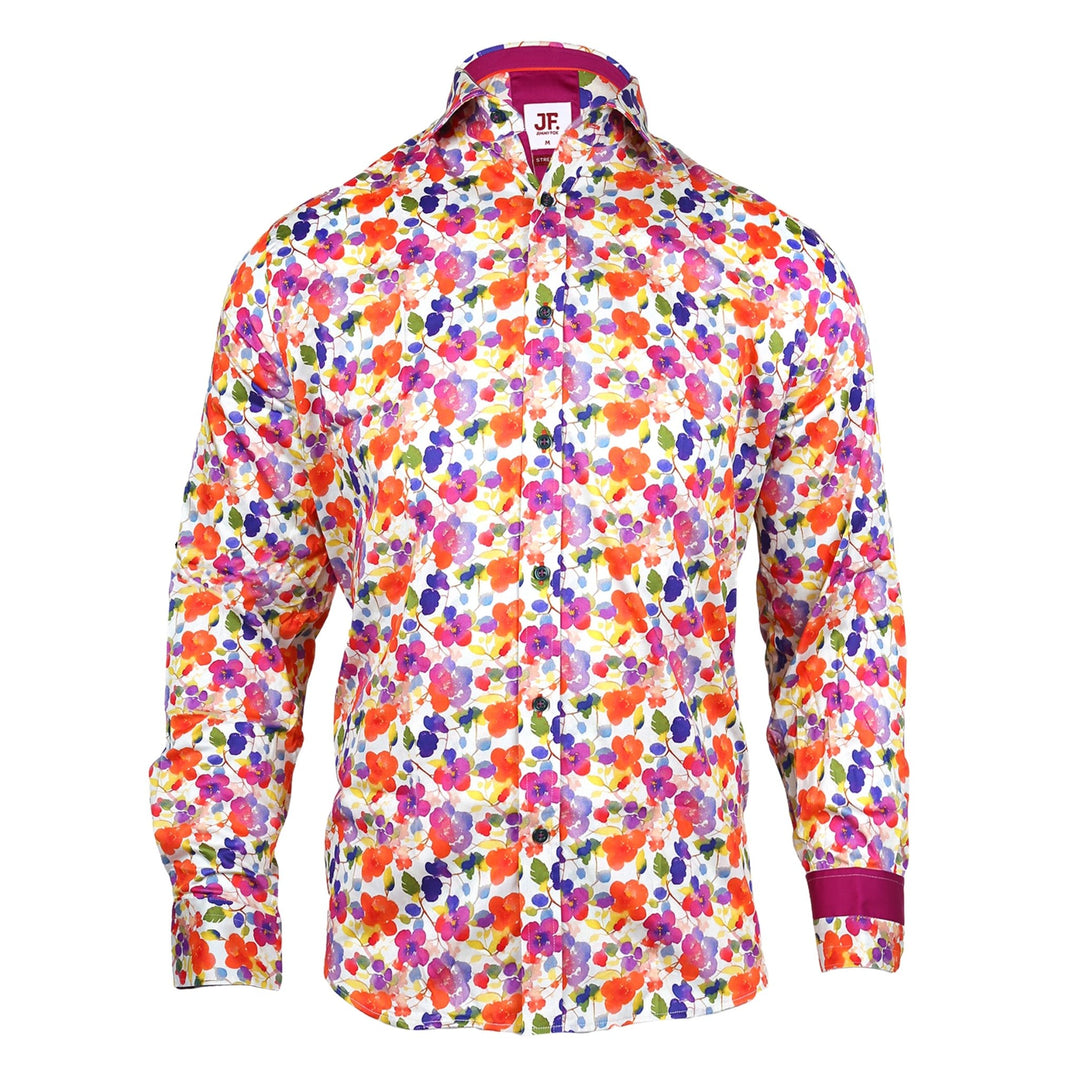 Long Sleeve Print Shirt - Multi 2450 - Chillis & More NZ