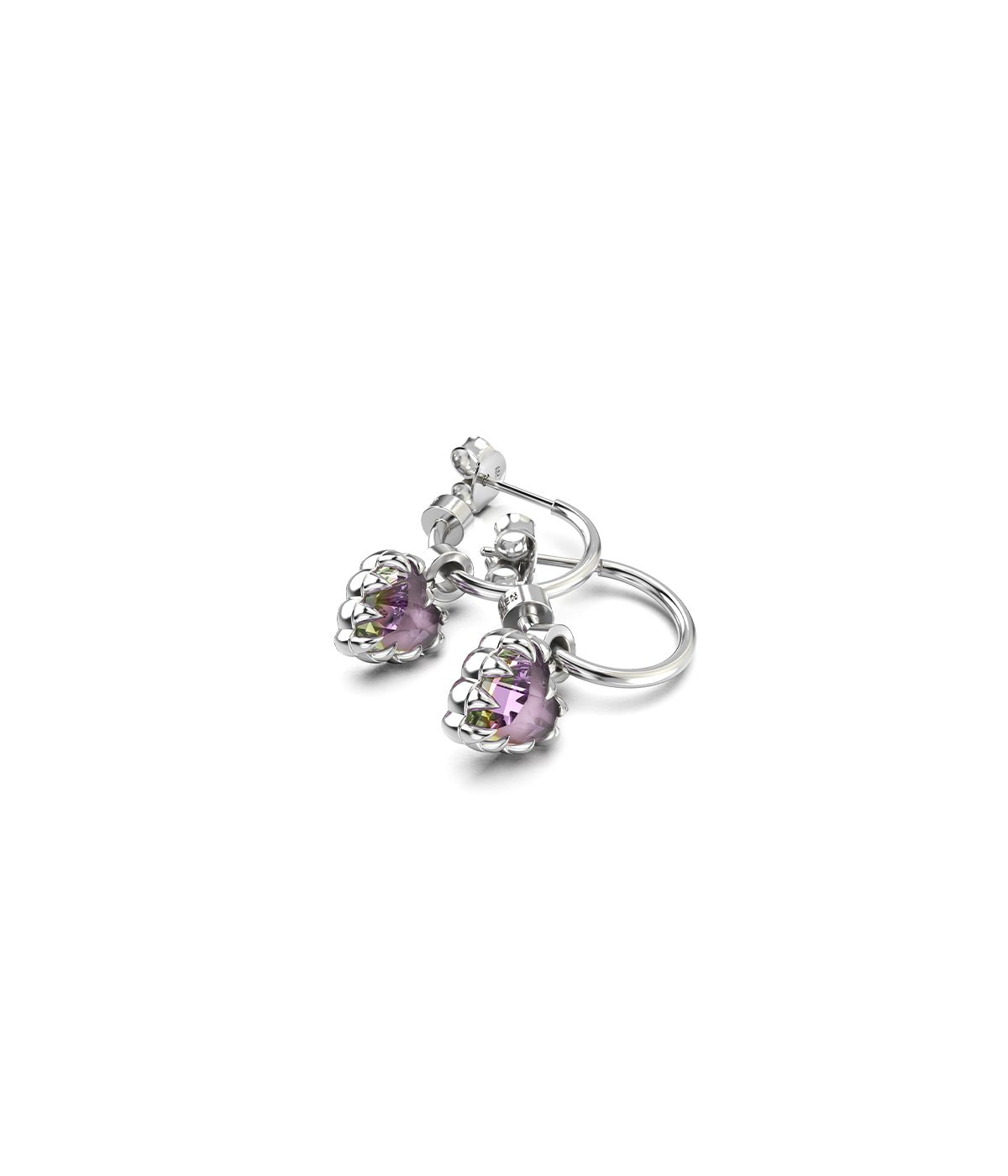 Love Claw Anchor Earrings - Mystic Quartz - Chillis & More NZ