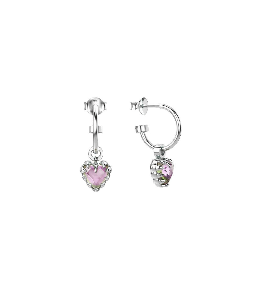 Love Claw Anchor Earrings - Mystic Quartz - Chillis & More NZ