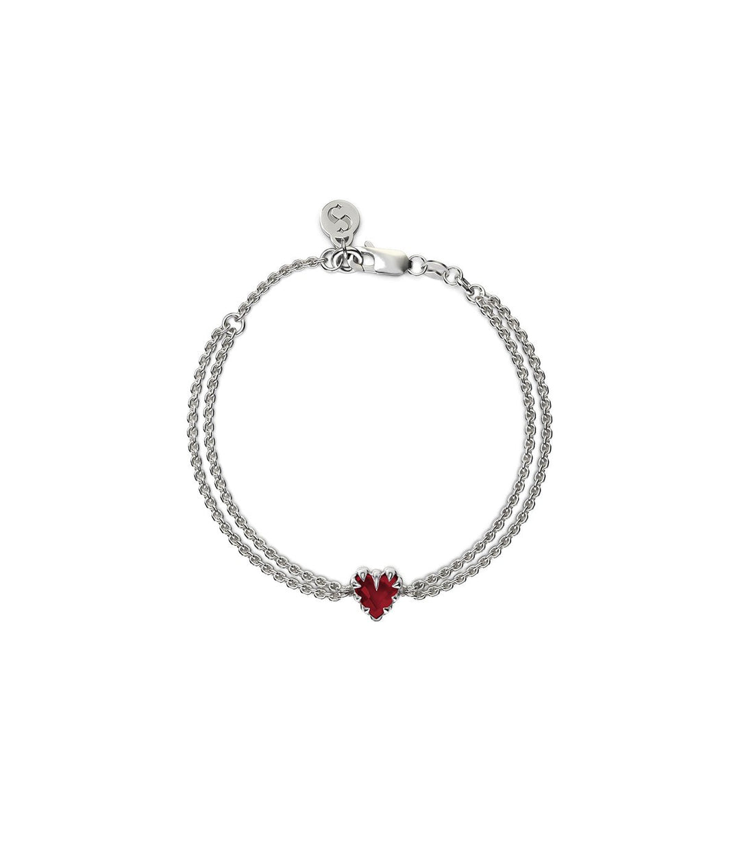 Love Claw Bracelet - Garnet - Chillis & More NZ