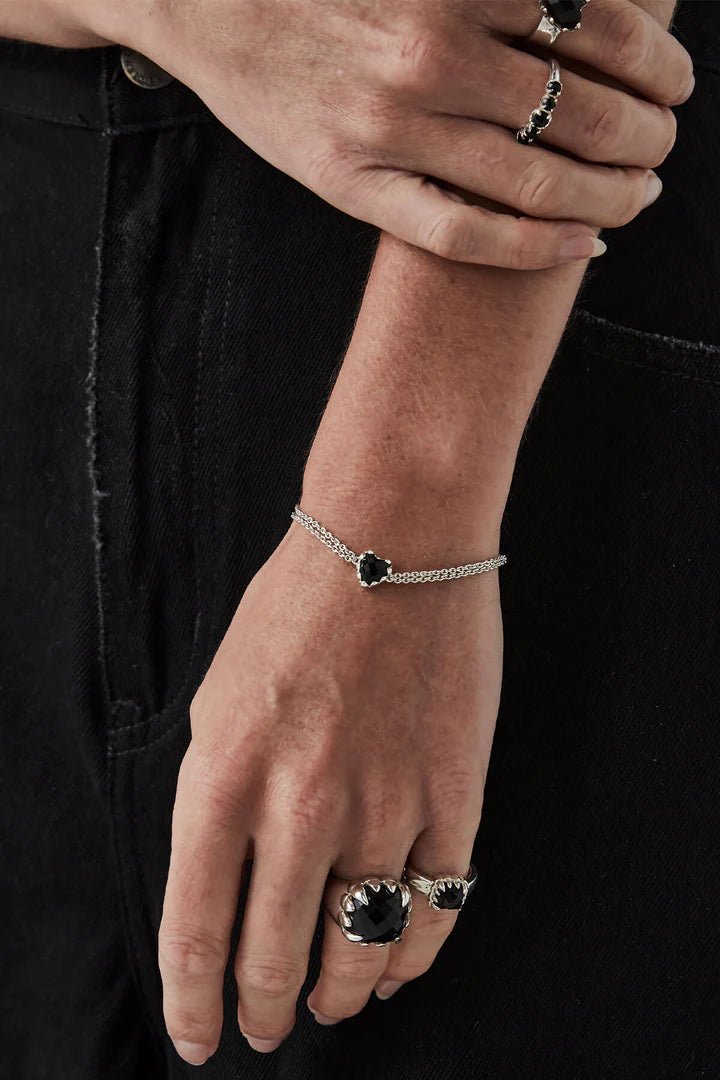 Love Claw Bracelet - Onyx - Chillis & More NZ