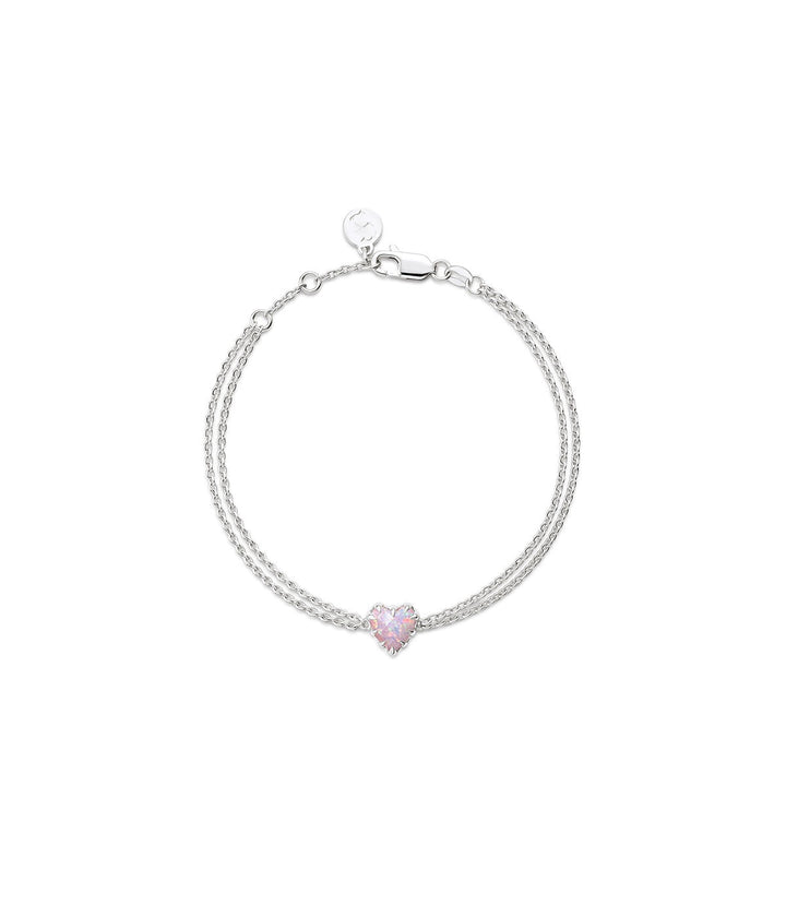 Love Claw Bracelet - Pink Bello Opal - Chillis & More NZ