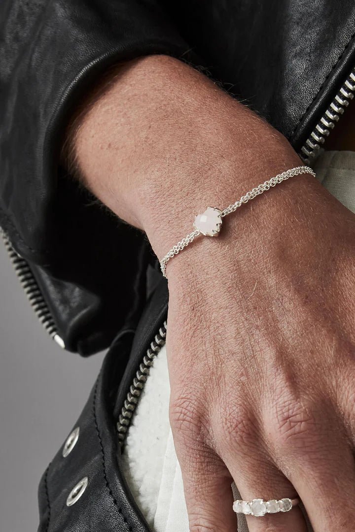Love Claw Bracelet - Rose Quartz - Chillis & More NZ