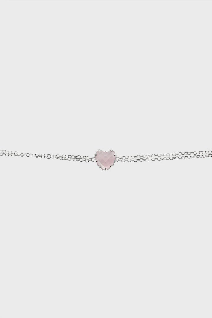 Love Claw Bracelet - Rose Quartz - Chillis & More NZ