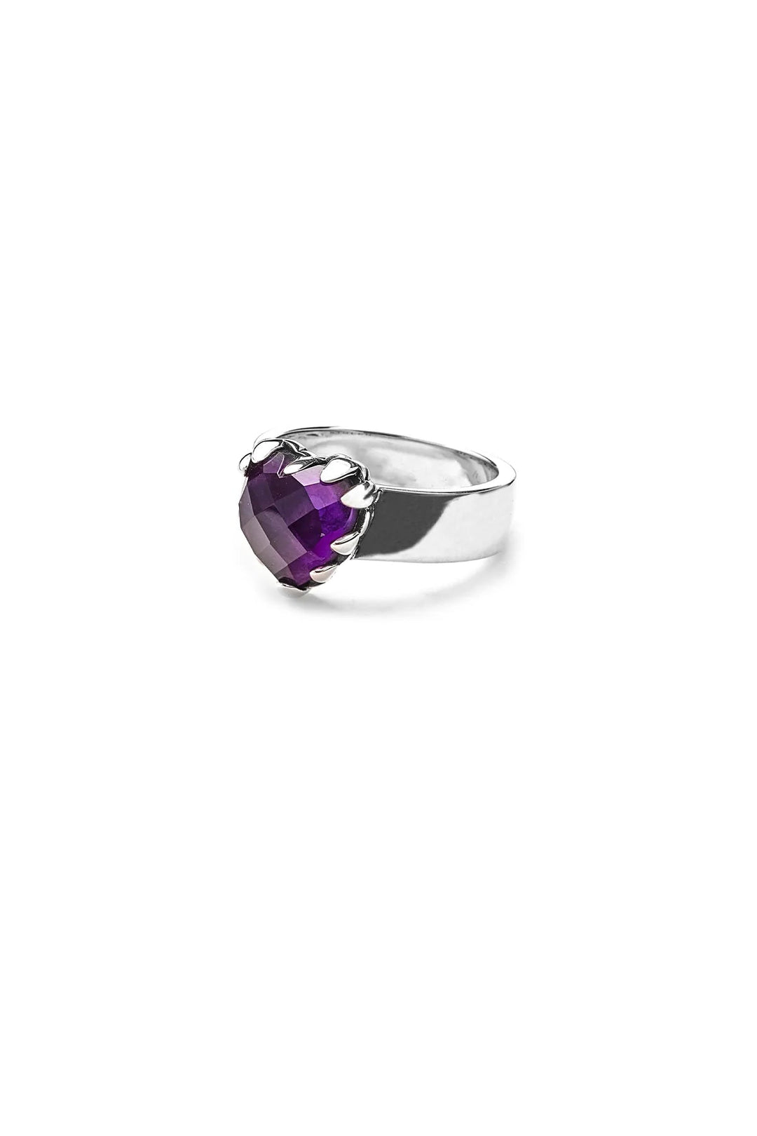 Love Claw Ring - Dark Amethyst - Chillis & More NZ