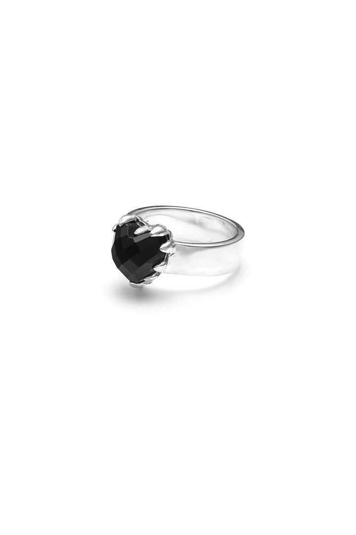 Love Claw Ring - Onyx - Chillis & More NZ