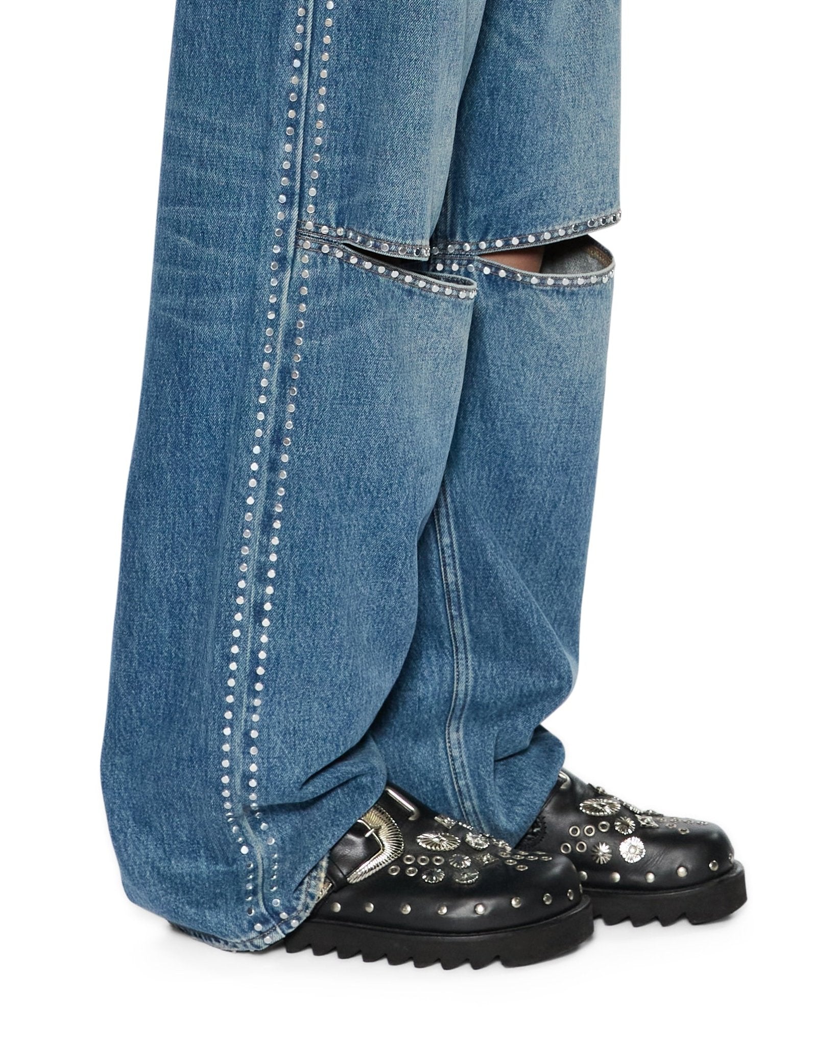 Low Rider Jean - Texas Blue Studded - Chillis & More NZ