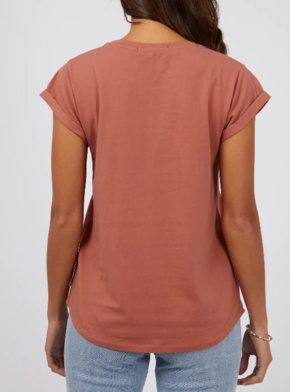 Lucy Turnback Tee - Clay - Chillis & More NZ