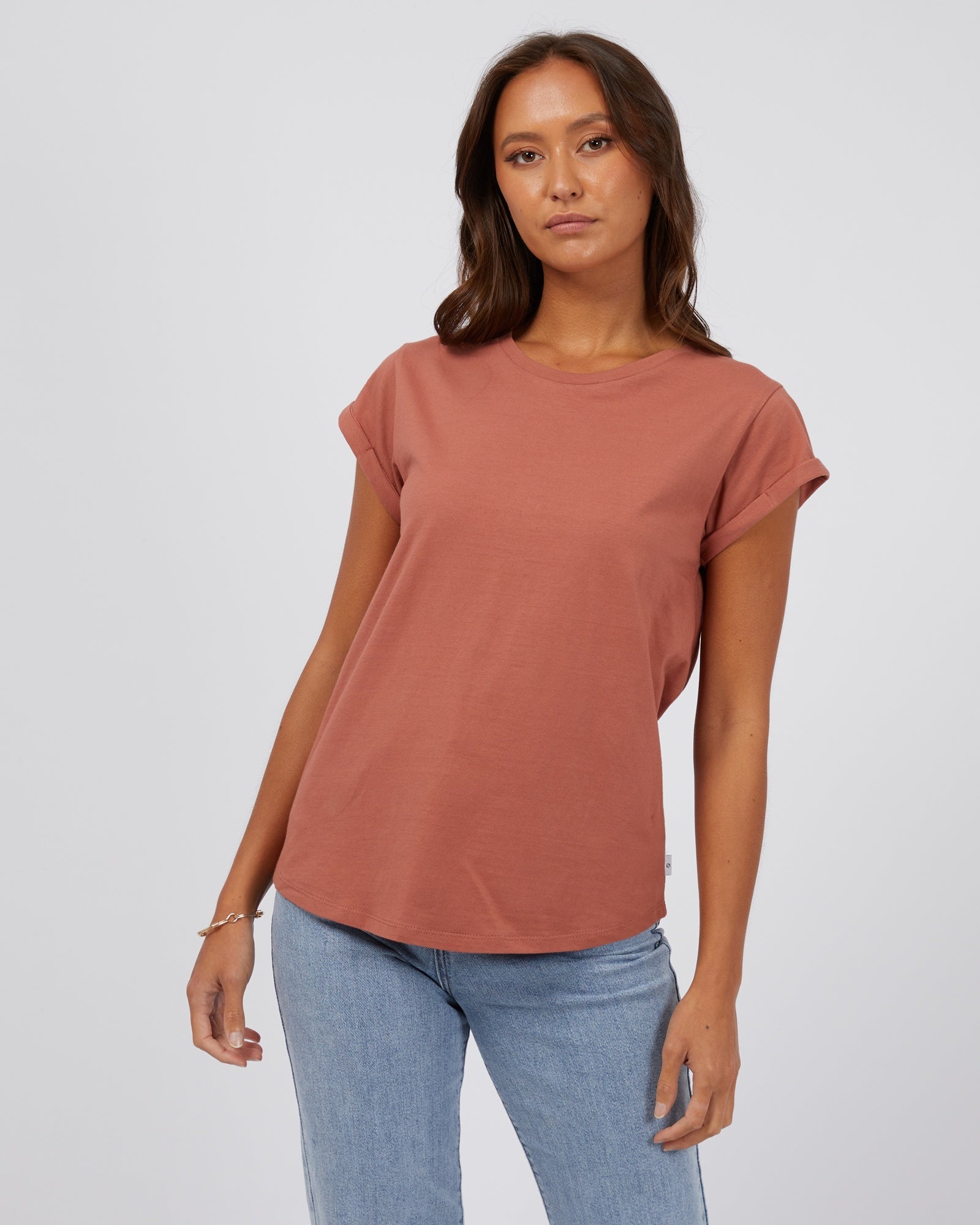 Lucy Turnback Tee - Clay - Chillis & More NZ