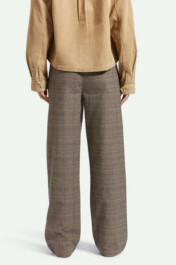 Ludlow Trouser Pant - Brown/Cream Houndstooth - Chillis & More NZ