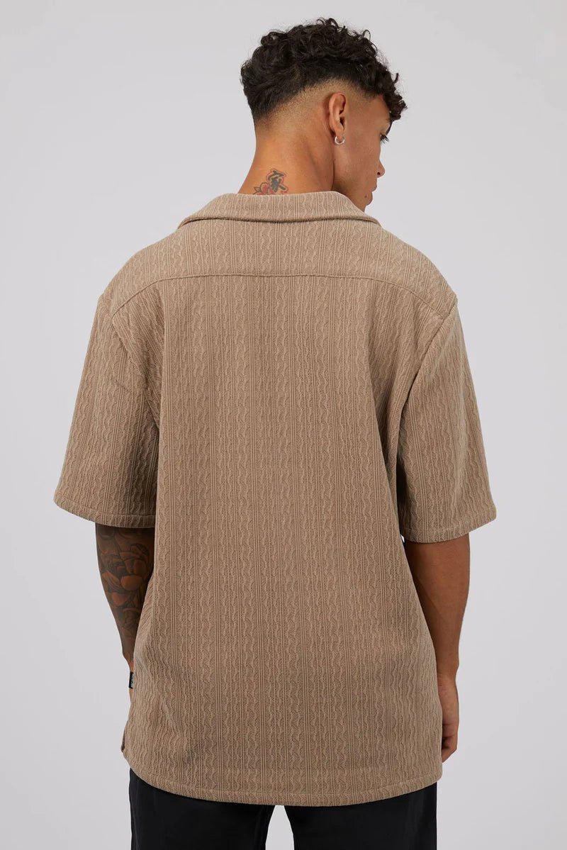 Luxe S/S Shirt - Taupe - Chillis & More NZ