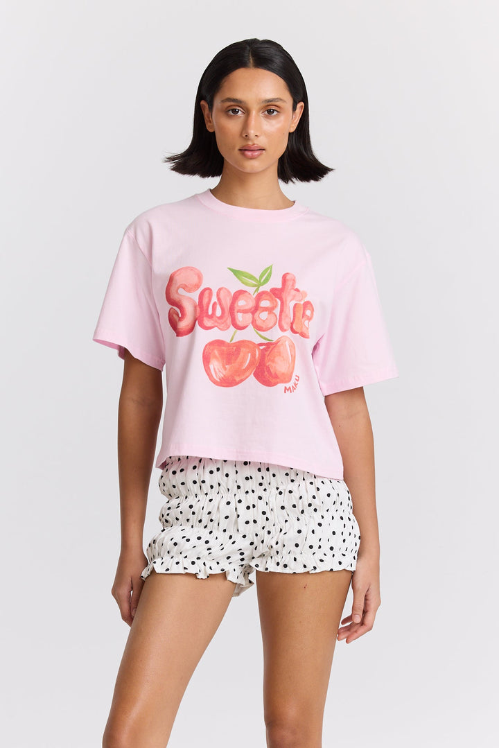 Sweetie Boxy Crop Tee