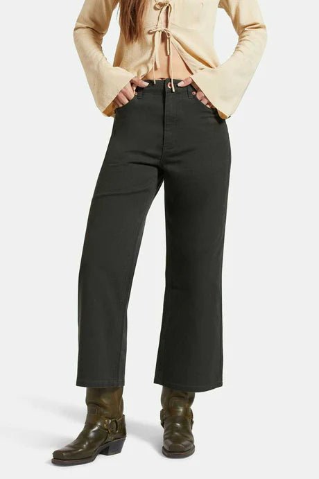 Margo Cropped 5 Pocket Pant - Washed Black - Chillis & More NZ