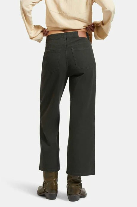 Margo Cropped 5 Pocket Pant - Washed Black - Chillis & More NZ