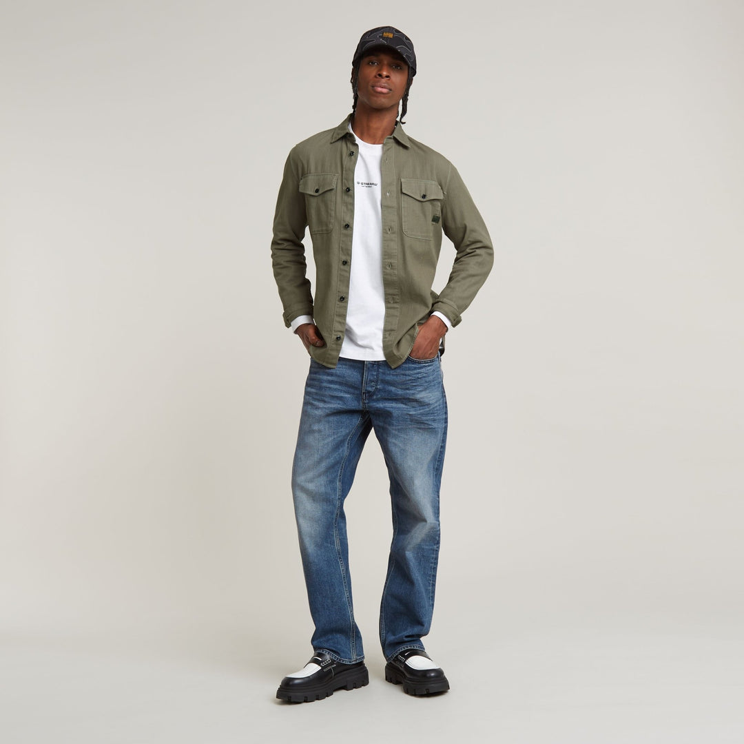 Marine Slim Shirt L/S - Shamrock GD - Chillis & More NZ