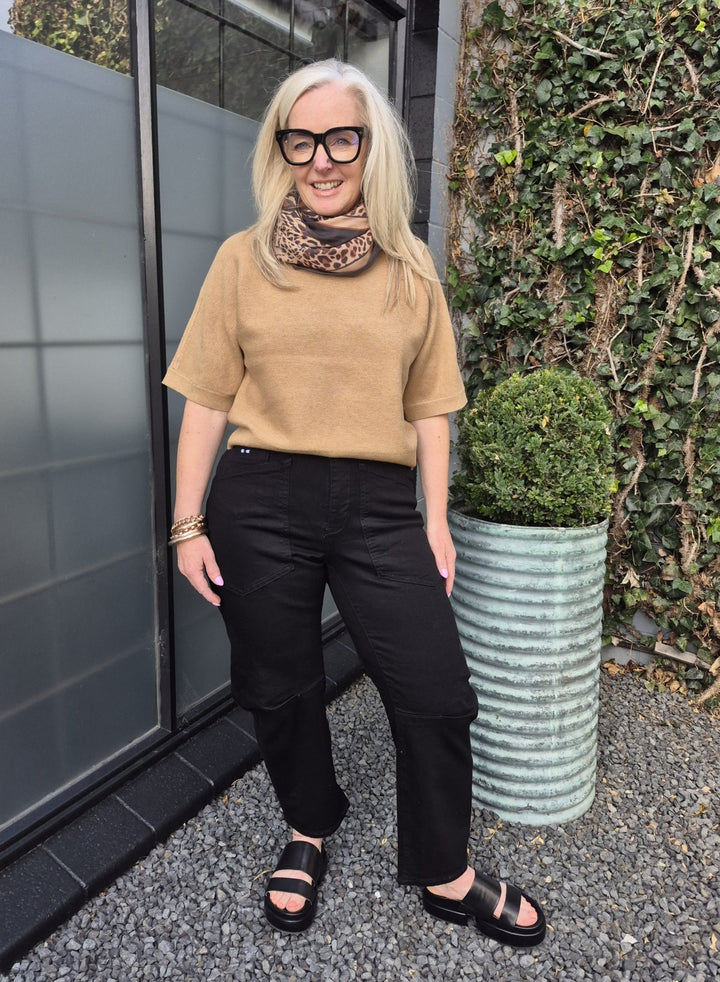 Marlow Barrel Jeans - Black Wash - Chillis & More NZ