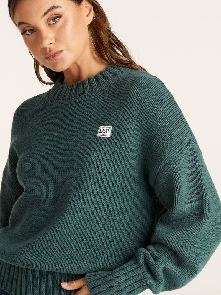Maya Knit Sweater - Forest - Chillis & More NZ