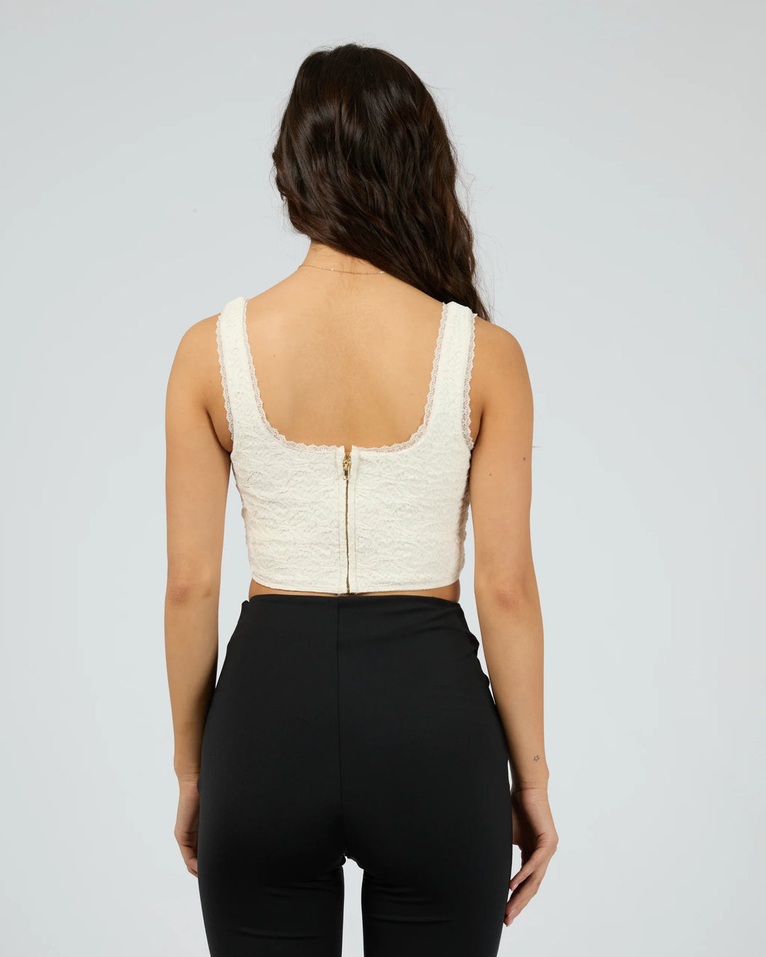 Melody Corset Top - Natural - Chillis & More NZ