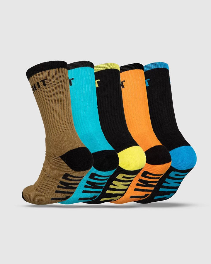 Mens Socks - Bamboo 5 Pack - React - Chillis & More NZ