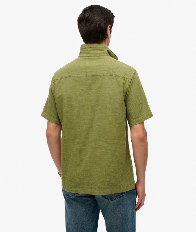 Merchant Textured Shirt - Burnt Sage - Chillis & More NZ