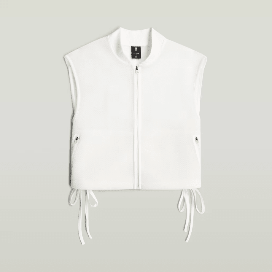 Meshy Binding Vest - Milk - Chillis & More NZ