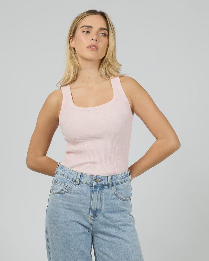 Mia Tank - Blush Marle - Chillis & More NZ